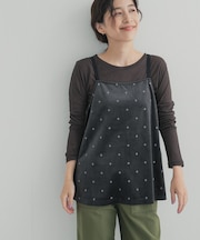 刺繍ベロアキャミチュニック 26AW