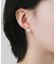 ニュアンスハートパールピアス
