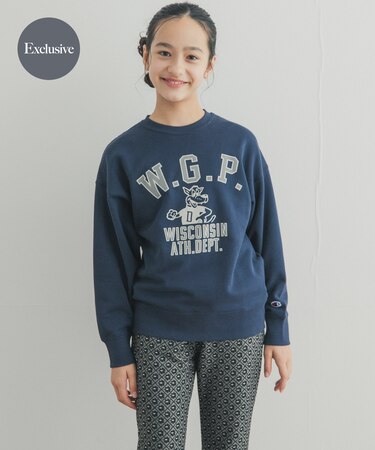 『150サイズ』『別注』Champion×DOORS アニマルプリント SWEATSHIRTS(KIDS)