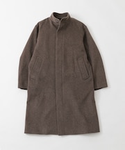 WOOL STAND COLLAR COAT