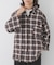 ARMY TWILL　Checked Utility Shirts