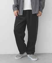 コーデュロイワイドテーパードパンツ