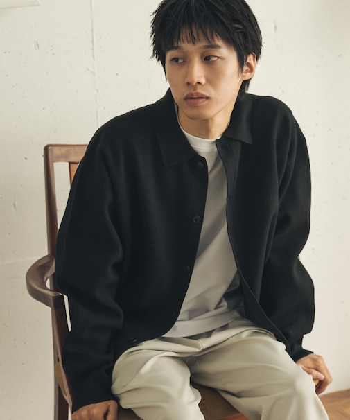 『一部WEB限定カラー』『洗濯可』スウェットライクニットカーディガン