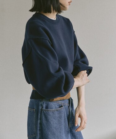 『WEB限定』スウェットライクニット