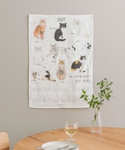 fog linen work 2027 リネン カレンダー ねこの仲間たち