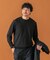 LIFE STYLE TAILOR　マシンウォッシャブルハイゲージクルーニット