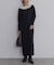 『WEB限定』フリルネックニットワンピース