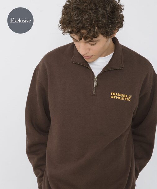 『別注』Russell Athletic×Sonny Label　ハーフジップスウェットプルオーバー