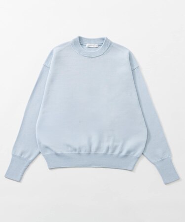CASHFEEL MID CREW-NECK KNIT