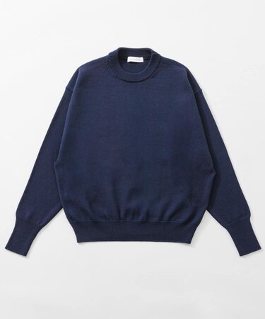 CASHFEEL MID CREW-NECK KNIT