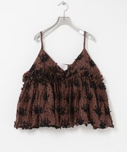 crinkle crinkle crinkle LEOPARD CAMI