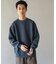 スラブダンボールクルーネックロングスリーブTシャツ