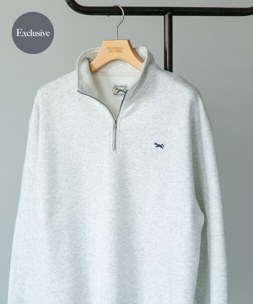 『XLサイズ/WEB限定』『別注』PENNEYS×DOORS THE FOX ハーフジップスウェット