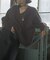Wool V-Neck Cocoon Knit