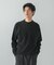 FUR WOOL CREW-NECK KNIT