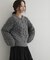 ポップコーンヘンリーネックニット