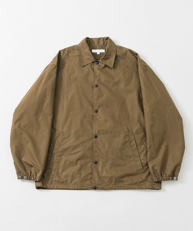 COTTON NYLON COACH JACKET