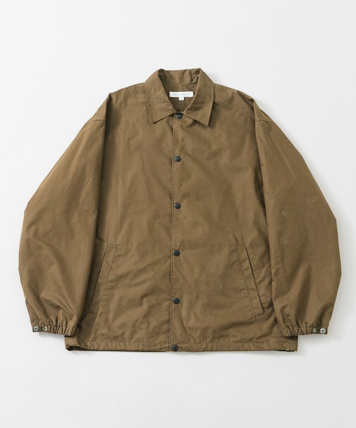 COTTON NYLON COACH JACKET