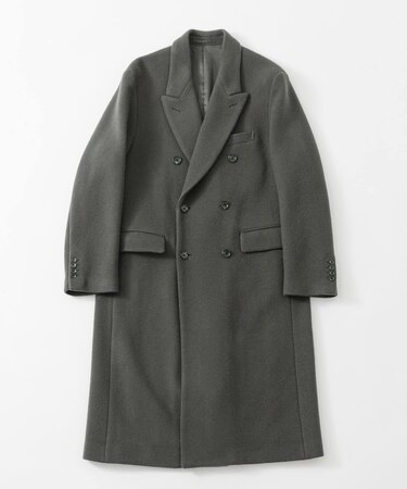 WOOL DOUBLE CHESTER COAT