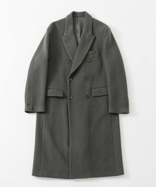 WOOL DOUBLE CHESTER COAT