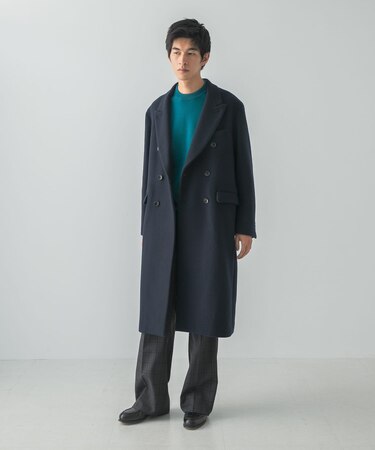 WOOL DOUBLE CHESTER COAT