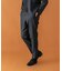 LIFE STYLE TAILOR　ウールライクツイルコンフォータブルパンツ