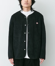 DANTON FLEECE COLLARLESS JACKET