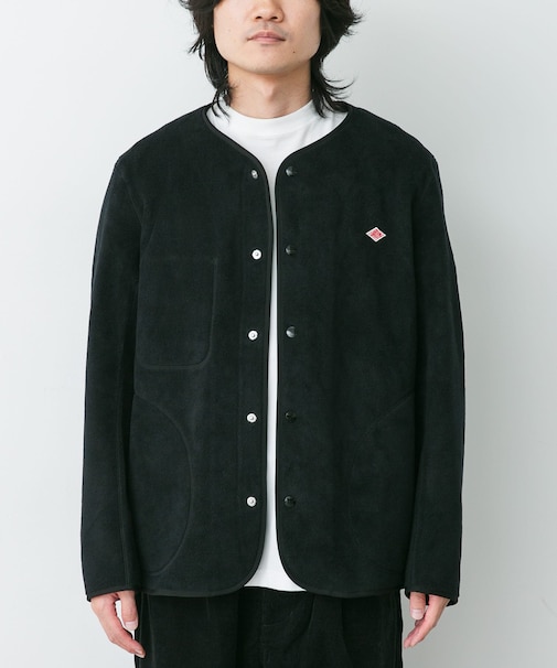 DANTON FLEECE COLLARLESS JACKET