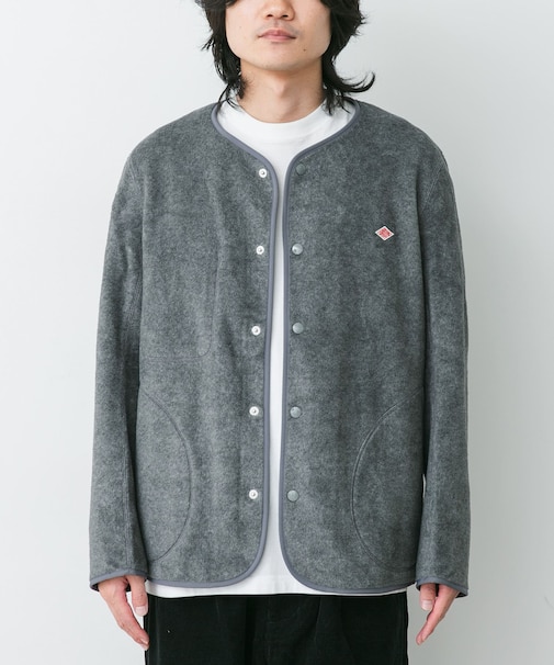 DANTON FLEECE COLLARLESS JACKET