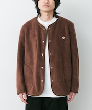 DANTON FLEECE COLLARLESS JACKET