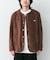 DANTON　FLEECE COLLARLESS JACKET