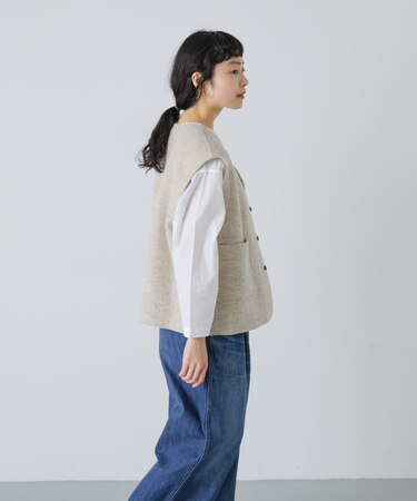 ボイルドウールベスト