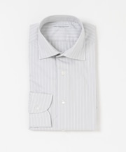 LIFE STYLE TAILOR セミワイドストライプシャツ