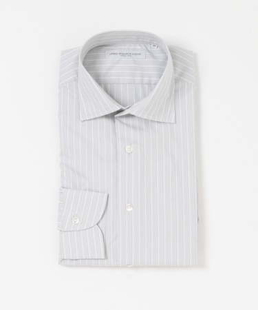 LIFE STYLE TAILOR セミワイドストライプシャツ
