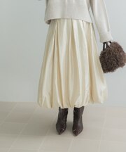 バルーンミディスカート