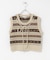 OPEN SESAME CLUB　FAIR ISLE VEST