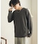 ブラッシュドボーダーロングTシャツ