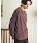 ブラッシュドボーダーロングTシャツ