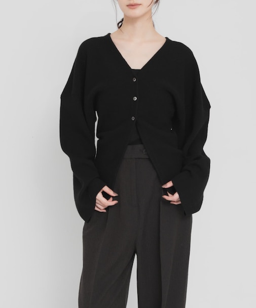 new basic　RIDGE FLOW CARDIGAN