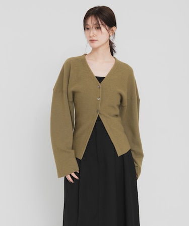 new basic　RIDGE FLOW CARDIGAN