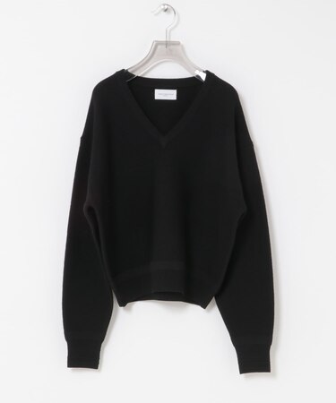 new basic RIDGE PULL KNIT