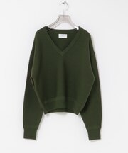 new basic RIDGE PULL KNIT