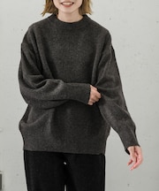 FORK&SPOON Ricotta バックジップニットプルオーバー