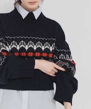 FAIRISLE HIGHNECK KNIT