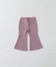 Solii+Sola　FLARE COTTON PANTS(KIDS)