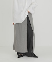 フロントボタンスカート