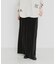 VELOUR NARROW SKIRT