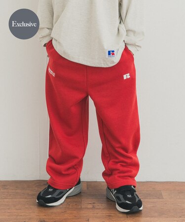 『150サイズあり』 『セットアップ対応』 『別注』RUSSELL ATHLETIC×DOORS　裏毛スウェットパンツ(KIDS)