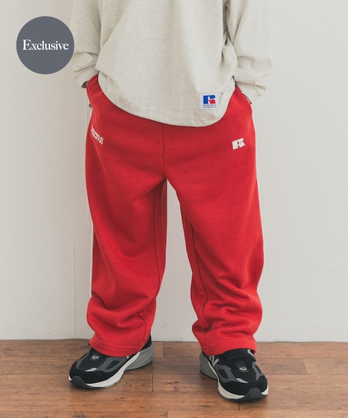 『150サイズあり』 『セットアップ対応』 『別注』RUSSELL ATHLETIC×DOORS　裏毛スウェットパンツ(KIDS)