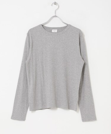 ハイツイストコットンロングスリーブTシャツ